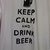 Maglietta keep calm... beer
