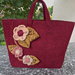 BORSA IN LANA COTTA CON FIORI