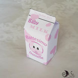 Portaconfetti nascita e battesimo milk box Baby Milk