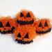Zucche di Halloween peluches decorazione di lana da appendere, realizzate interamente a mano