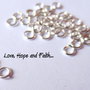 LOTTO 50 anellini aperti color argento chiaro (7x1mm) (cod.03114)