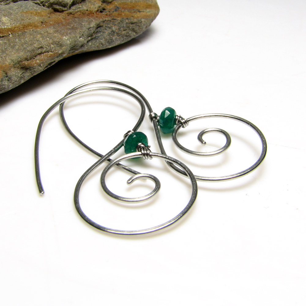 4 Colori Orecchini A Pressione Per Cheloidi Modello A Spirale Compressione In Acciaio Inox Clip Orecchini Leggero No Piercing Regalo Di Compleanno