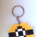 Portachiavi in hama beads con Minion di Cattivissimo me, fatto a mano