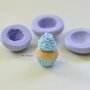 STAMPO CUPCAKE 1,5 cm silicone flessibile st180 3d Gelato miniature dollhouse charm kawaii fimo gioielli sapone resina gesso 