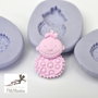 Stampo silicone flessibile Bimbo Baby 25mm gioielli fimo kawaii ST219