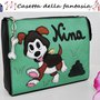 Pochette Vera Pelle Tema Cane da personalizzare