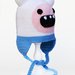 Berretto - cuffia uncinetto amigurumi Adventure Time "Finn the human"