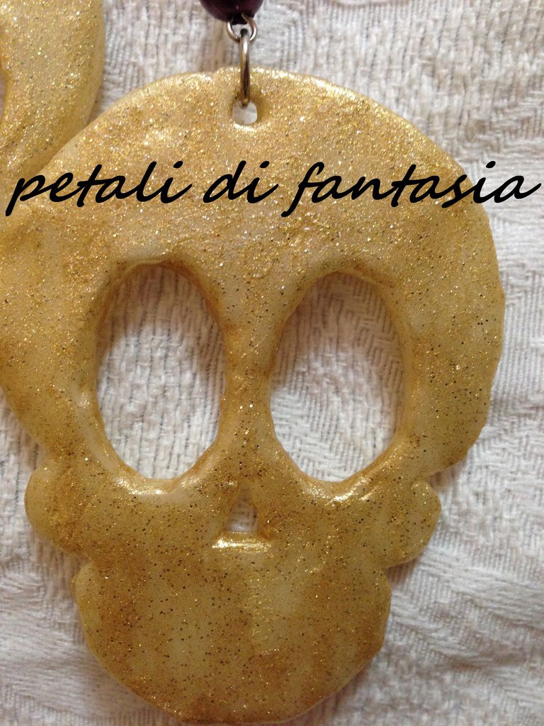 DUOWEI Orecchini A Clessidra Teschio Halloween – Acrilico Colorato, Gancio In Acciaio, Regalo Donna