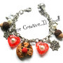 ☃ Natale In Dolcezze 2015 ☃ Bracciale con cookie Renna, fiocchi di neve e campanelle