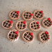 Lotto 20 ciondoli in fimo biscotti Crostatina handmade charms