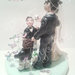 Cake topper matrimonio/anniversario “The Wings of Love” (personalizzabile)