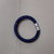 Bracciale rete tubolare con cristalli simil swarovski colore blu