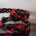 Bracciale wire rosso nero