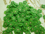 130 Fettine FIORE VERDE da Polymer Clay Canes