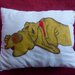 cuscino dipinto "cane"