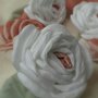 Catena con rose e margherite shabby