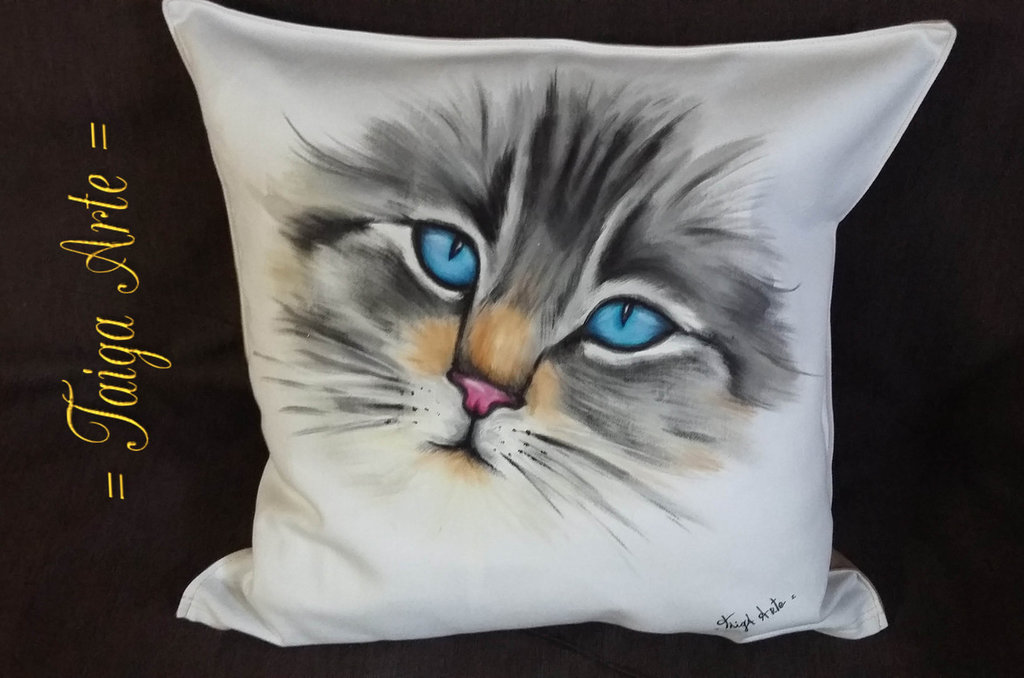 Federa Per Cuscino Divertente Con Gatti Neri E Scritte, In Lino E Raso, 45x45 Cm, Idea Regalo Originale