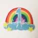 Spilla 'arcobaleno' per il 1° compleanno di Damiano.