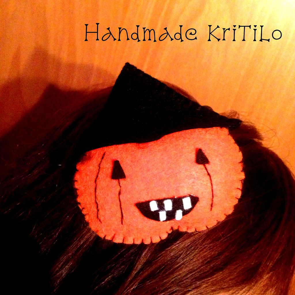 Accessori Per Bambole A Forma Di Zucca Halloween - Cerchietto Con Fiocco Nero E Gonna Arancione, Per Bambole 17 Cm - 3