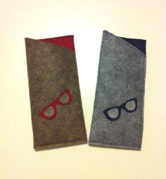 Custodia Occhiali In Feltro - Con Scritta 'Vivi, Ama, Ridi', Design Leo Marrone - Foto 10