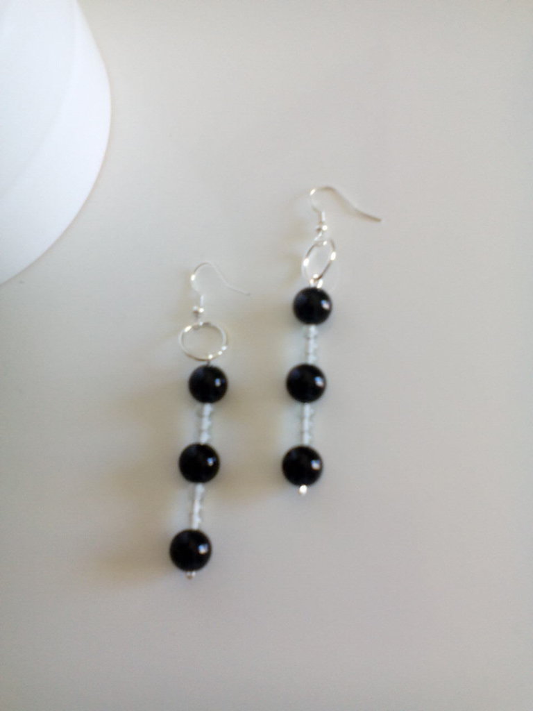 Orecchini Con Perle Crystaux In Argento Sterling 925, Bianche, 8mm, Per Donna, Eleganti In Confezione Regalo