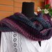 Sciarpa in lana realizzata ad uncinetto