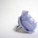 Anello fiore di malva - Light Mauve Flower Ring