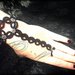 Coppia Bracciali (Slave Bracelet) in stile gotico/dark di pizzo nero lavorazione chiacchierino "EUROPA"
