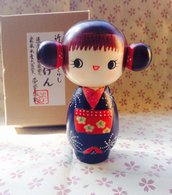 Bambola giapponese - Kokeshi Buon Auspicio
