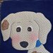 cuscino quillow cagnolino blu - un cuscino con dentro un plaid