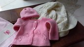 Golfino in pura lana per neonato/femminuccia