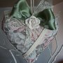 CUORE SHABBY in tessuto di cotone