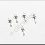 Charms ciondolo chiave, old style 5 pz