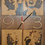 Orologio 50x30 in legno " Marilyn Monroe "