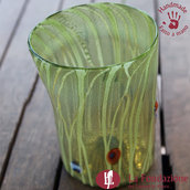 Goto Erba Verde in vetro di Murano fatto a mano