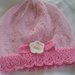 Cappello e scarpine rosa "fragolina"
