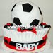 Torta di Pannolini Baby tifoso- idea regalo, originale ed utile, per nascite, battesimi e com...