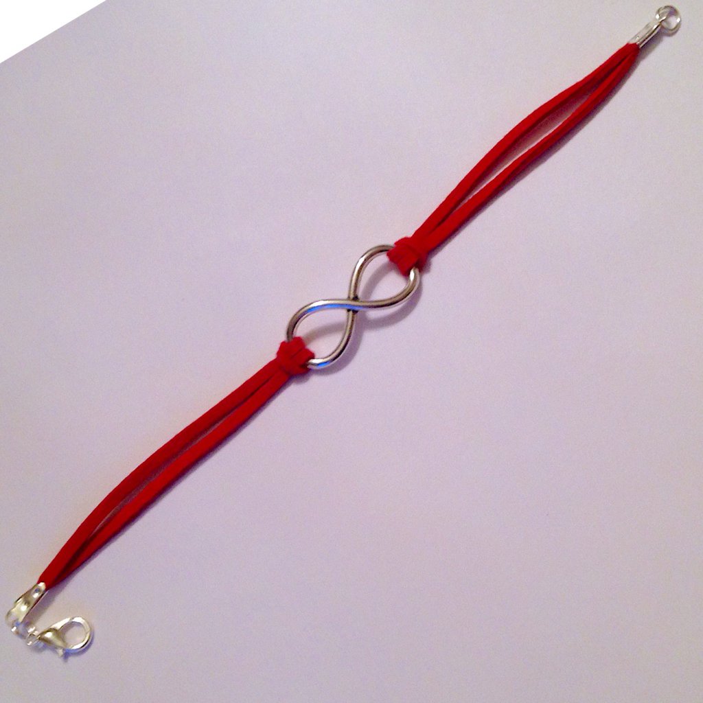 Braccialetti Coppia Cupimatch - Amore Infinito In Acciaio E Pelle Per