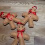 Set 3 pezzi Natale gingerbread 