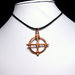 Croce Celtica ciondolo - ciondolo in rame, uomo, donna, simbolo celtico