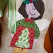 Calze Befana in tela di sacco e decorazioni natalizie
