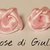 Orecchini rosellina rosa di raso fatti a mano