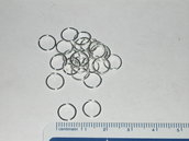 50 anellini 8 mm argento