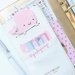 Paperpins lifeplanner-  balena rosa