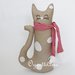 Gattino beige maculato: un fermaporta come idea regalo per i vostri cari!