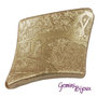 Perla rombo acrilico 39x30x6 bronzo