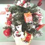 NOVITA - JUST XMAS - Albero di natale con BULL TERRIER  e  dolcetti di natale    - 30 cm fimo 