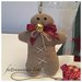 Decorazioni natalizie C in cotone,   gingerbread, stella,albero e cuore imbottiti 