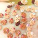 Novita FIMO - KAWAII - LOTTO OFFERTA STOCK 12 BISCOTTINI MISTI con fruttini  e fiorellini  per collane orecchini bracciali