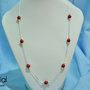 Collana corta Giro Di Perle - Red Coral